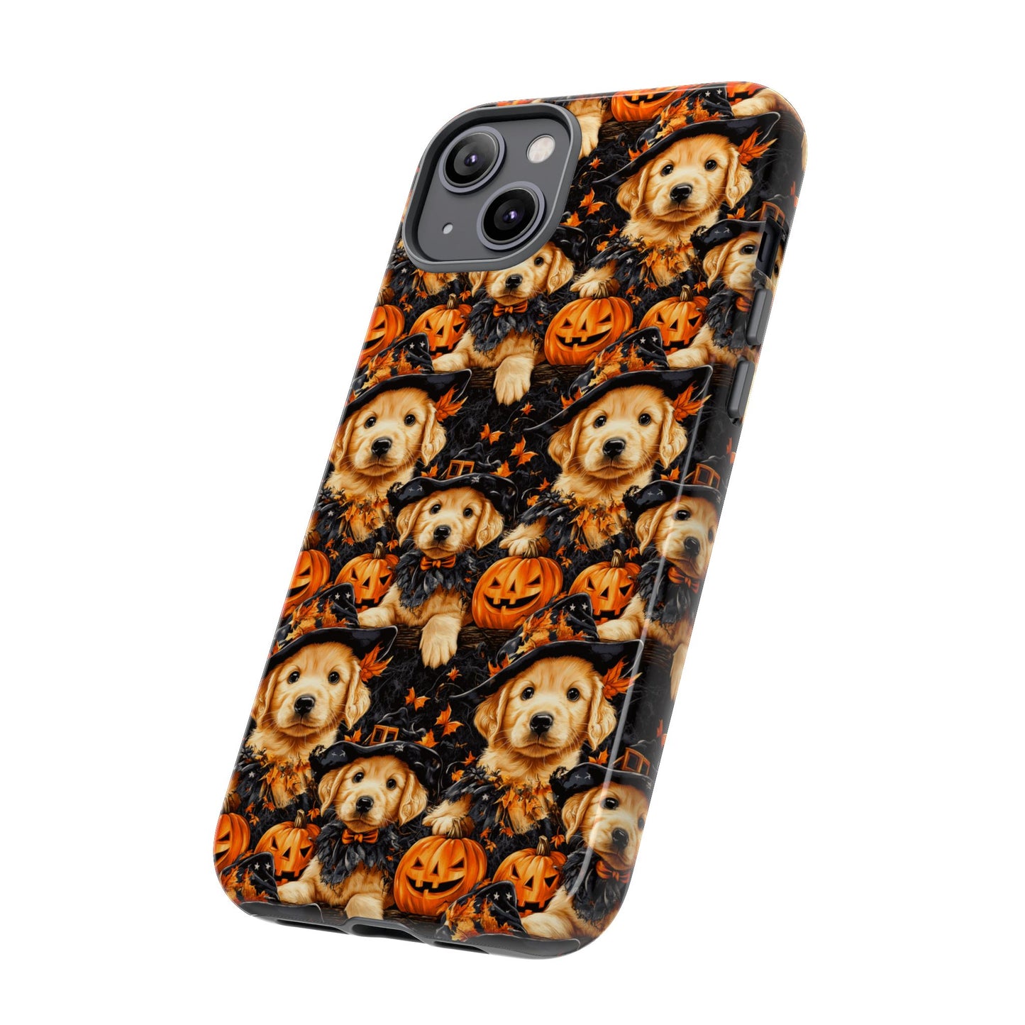 Happy Howl-O-Ween Golden Retriever Tough Case