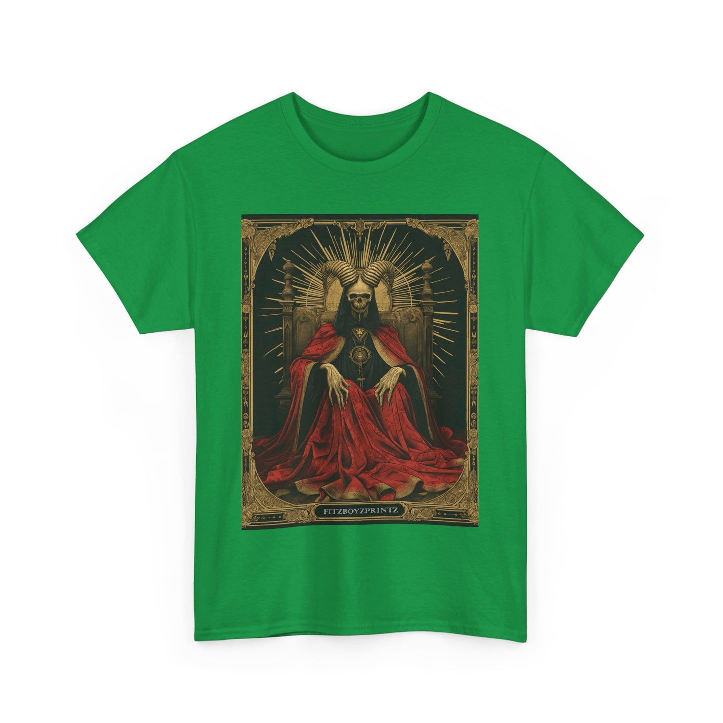 Fitzboyzprintz Death Tarot Card Unisex Heavy Cotton Tee