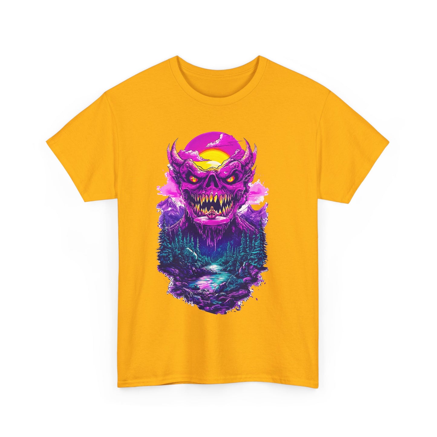 Demon Night Unisex Heavy Cotton Tee