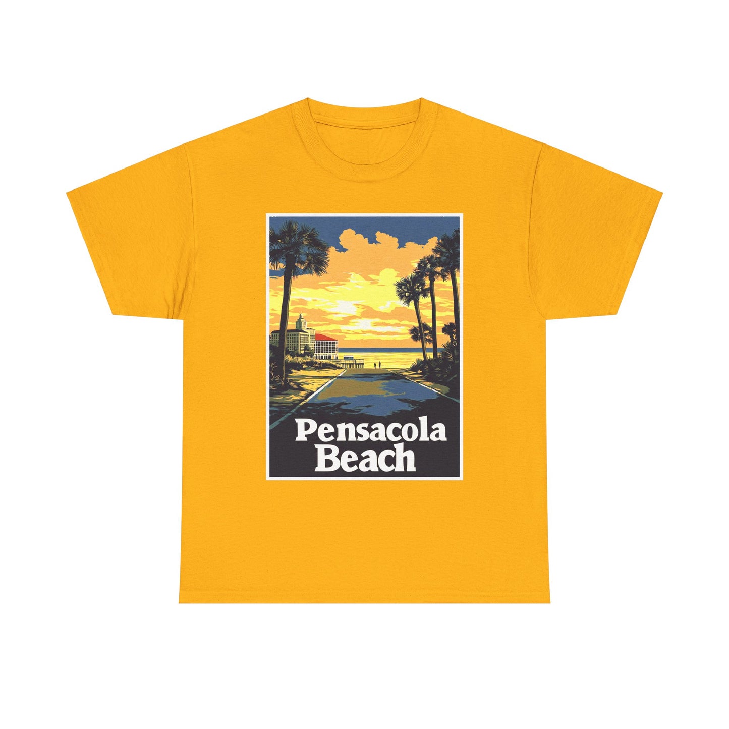 Pensacola Beach Unisex Heavy Cotton Tee