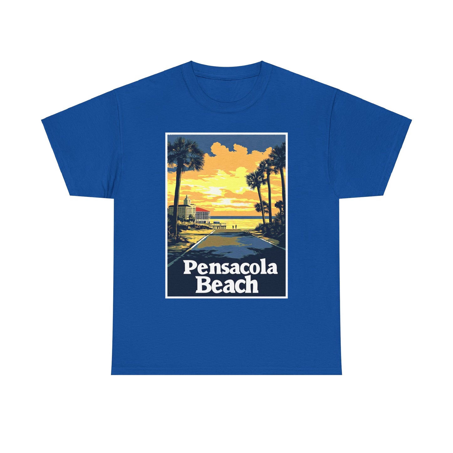 Pensacola Beach Unisex Heavy Cotton Tee