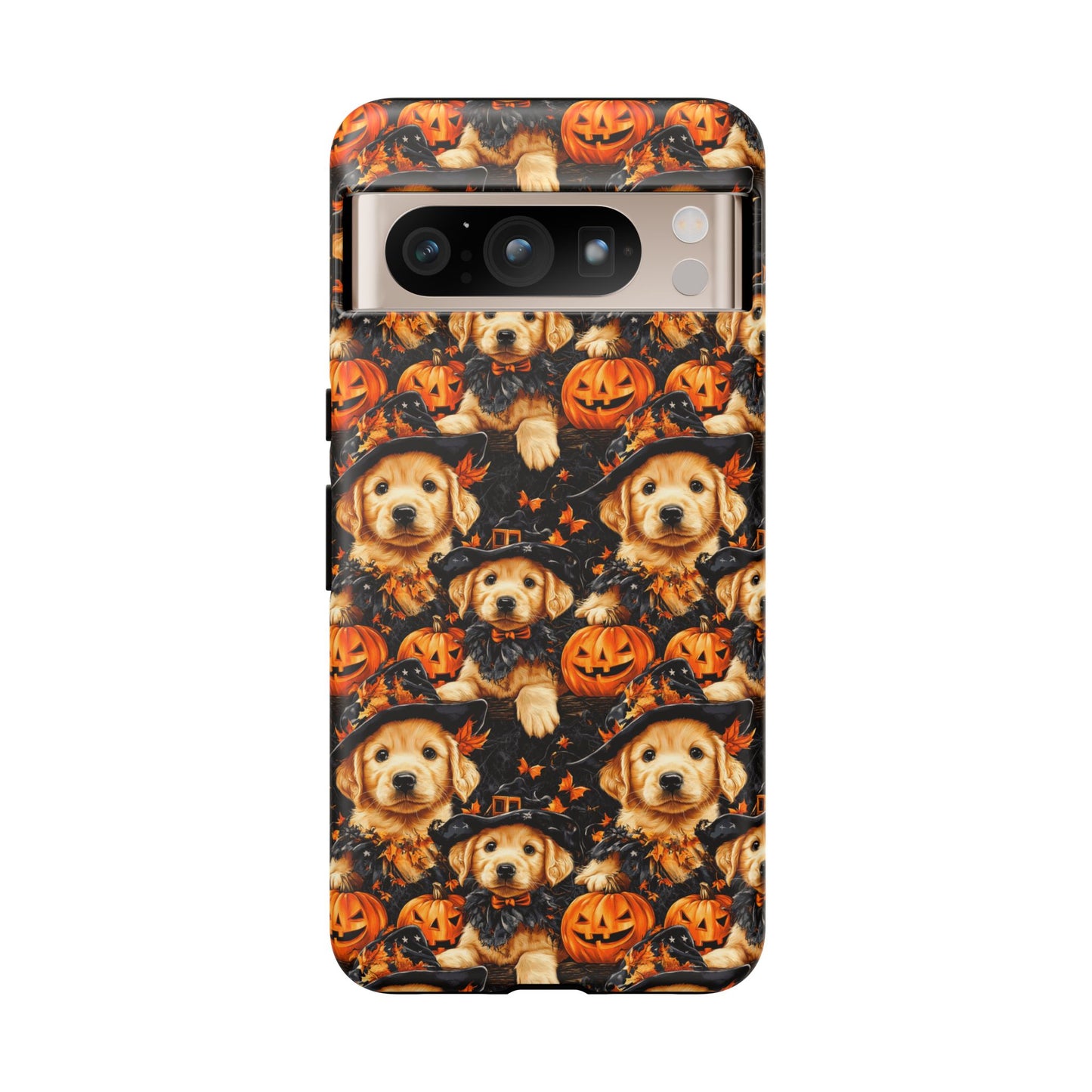 Happy Howl-O-Ween Golden Retriever Tough Case