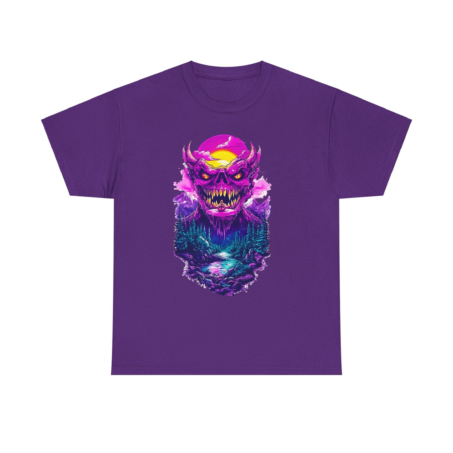 Demon Night Unisex Heavy Cotton Tee