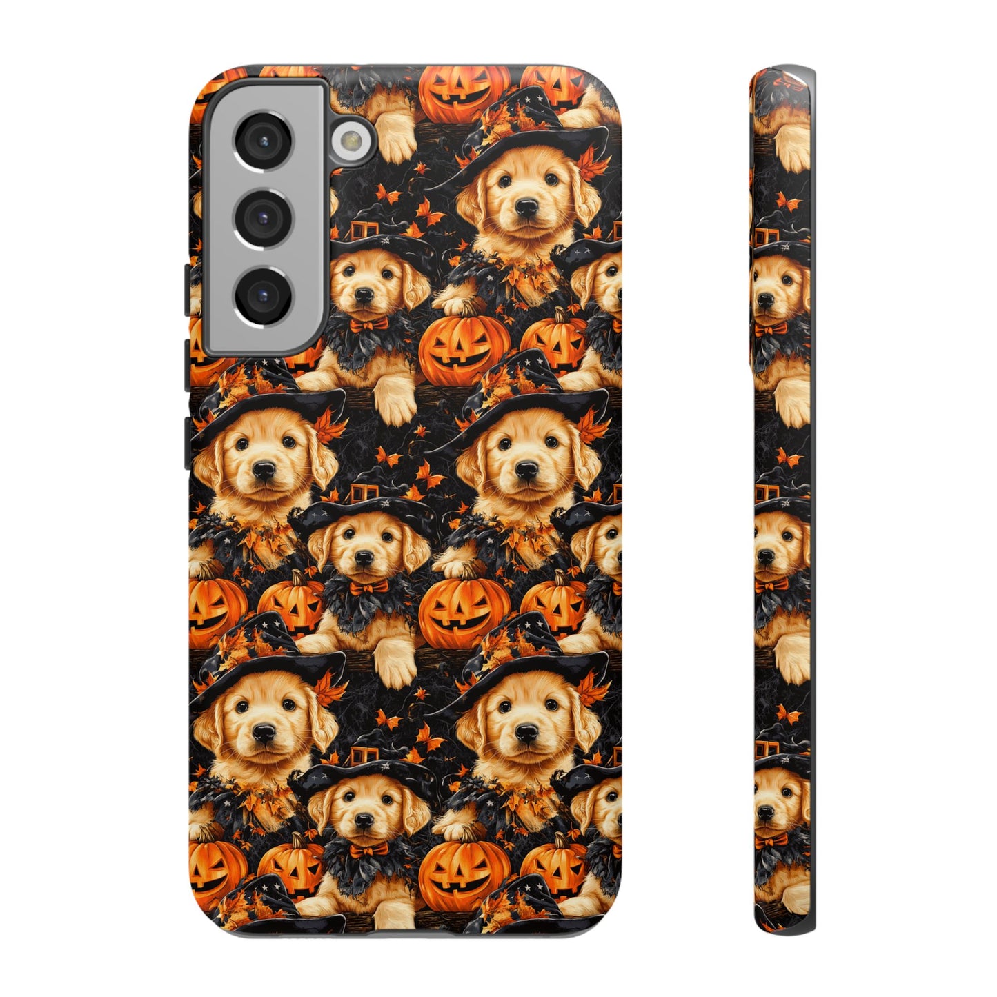Happy Howl-O-Ween Golden Retriever Tough Case