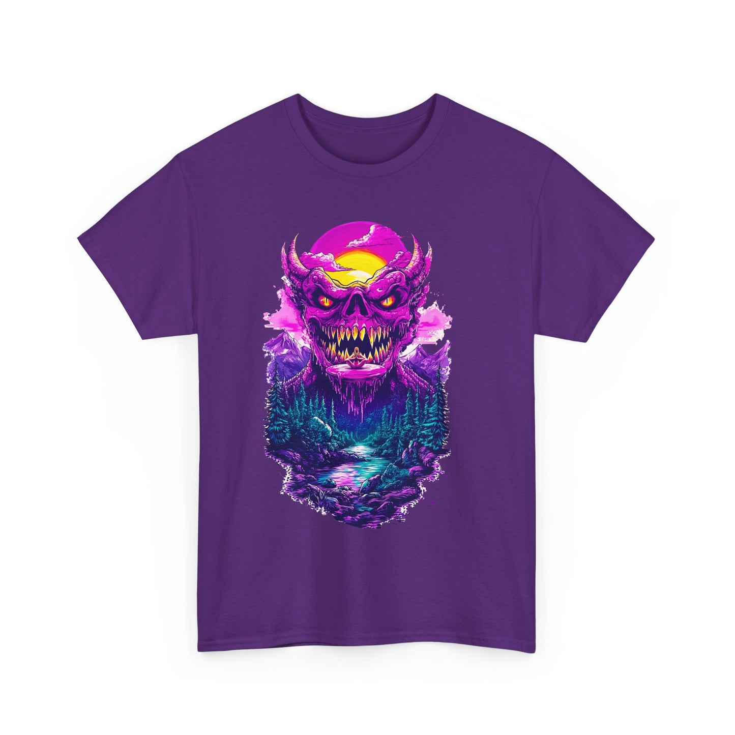 Demon Night Unisex Heavy Cotton Tee