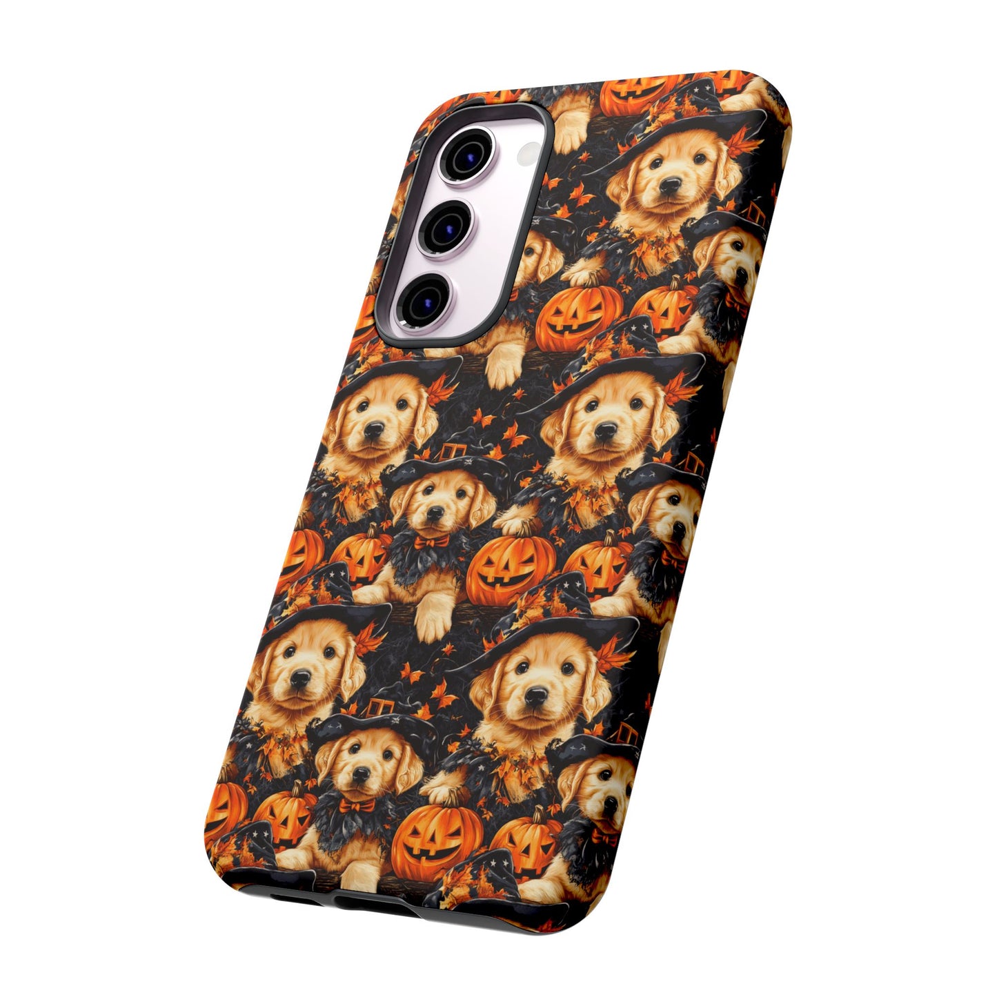 Happy Howl-O-Ween Golden Retriever Tough Case