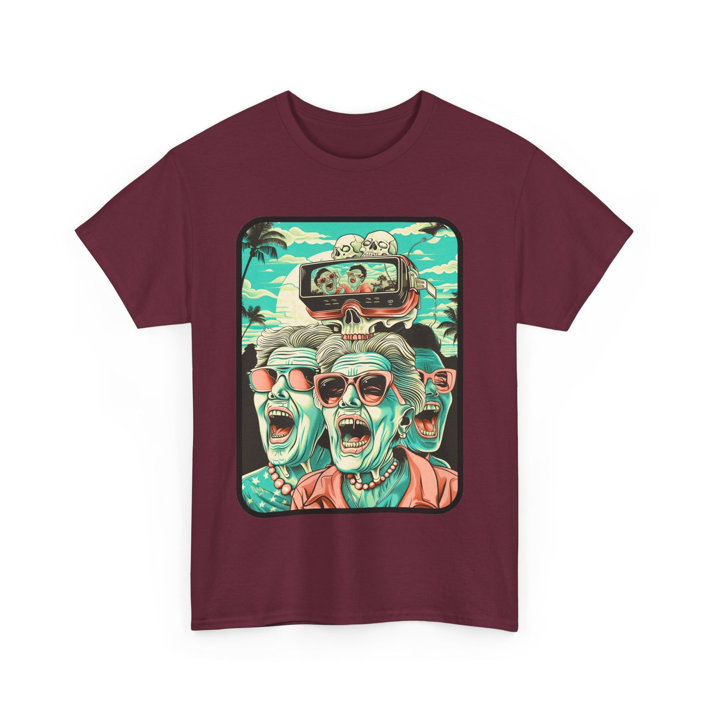 Fitzboyzprintz Granny Scream Squad Unisex Fashion Heavy Cotton Fabric Tee