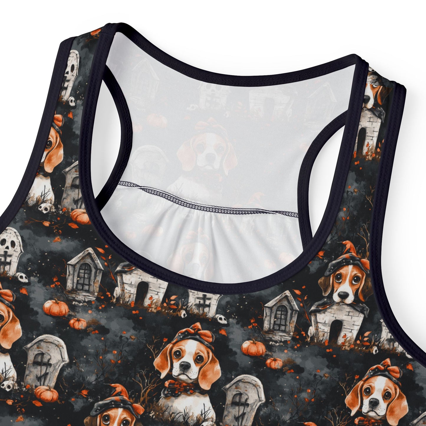 Happy Howl-O-Ween Beagle Women's Tank Top