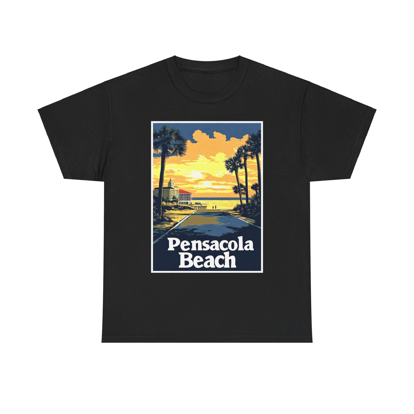 Pensacola Beach Unisex Heavy Cotton Tee