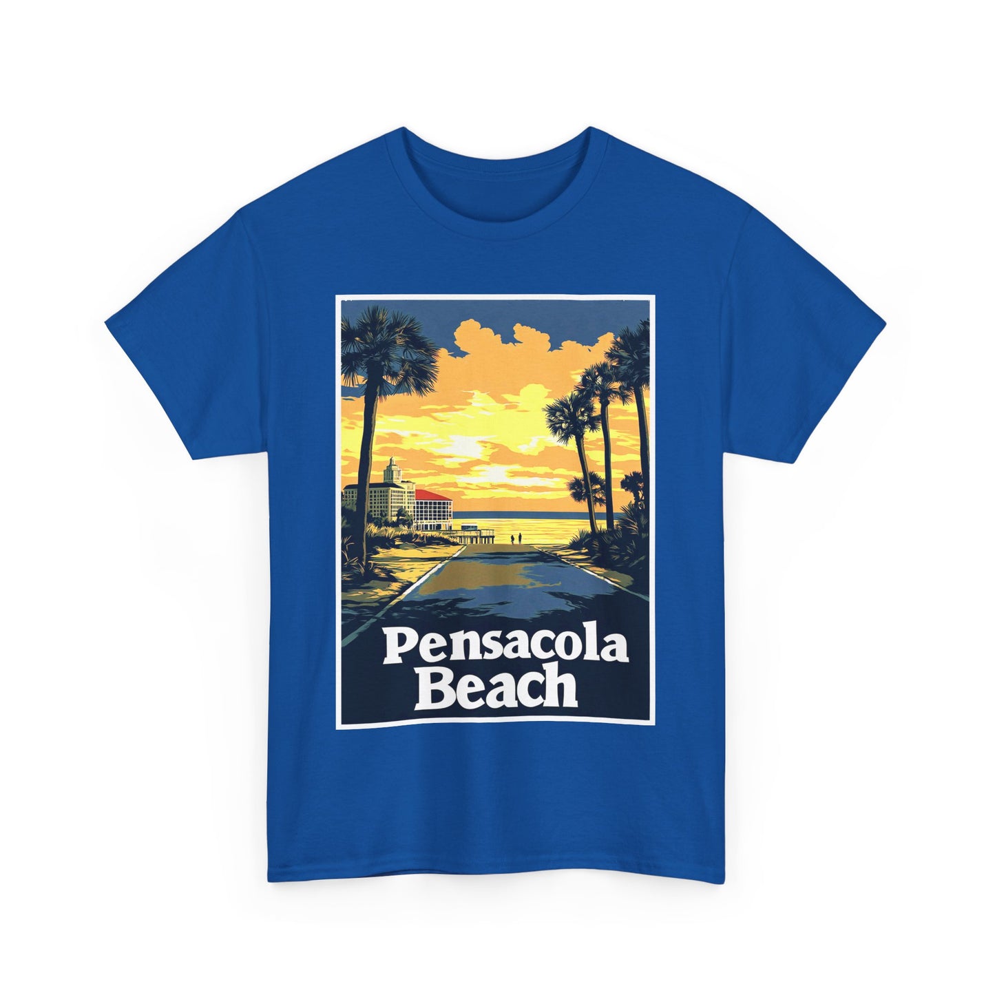 Pensacola Beach Unisex Heavy Cotton Tee