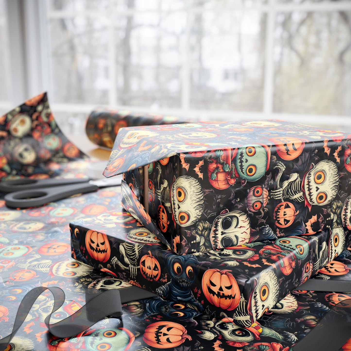 Monster Mash Pattern Wrapping Papers