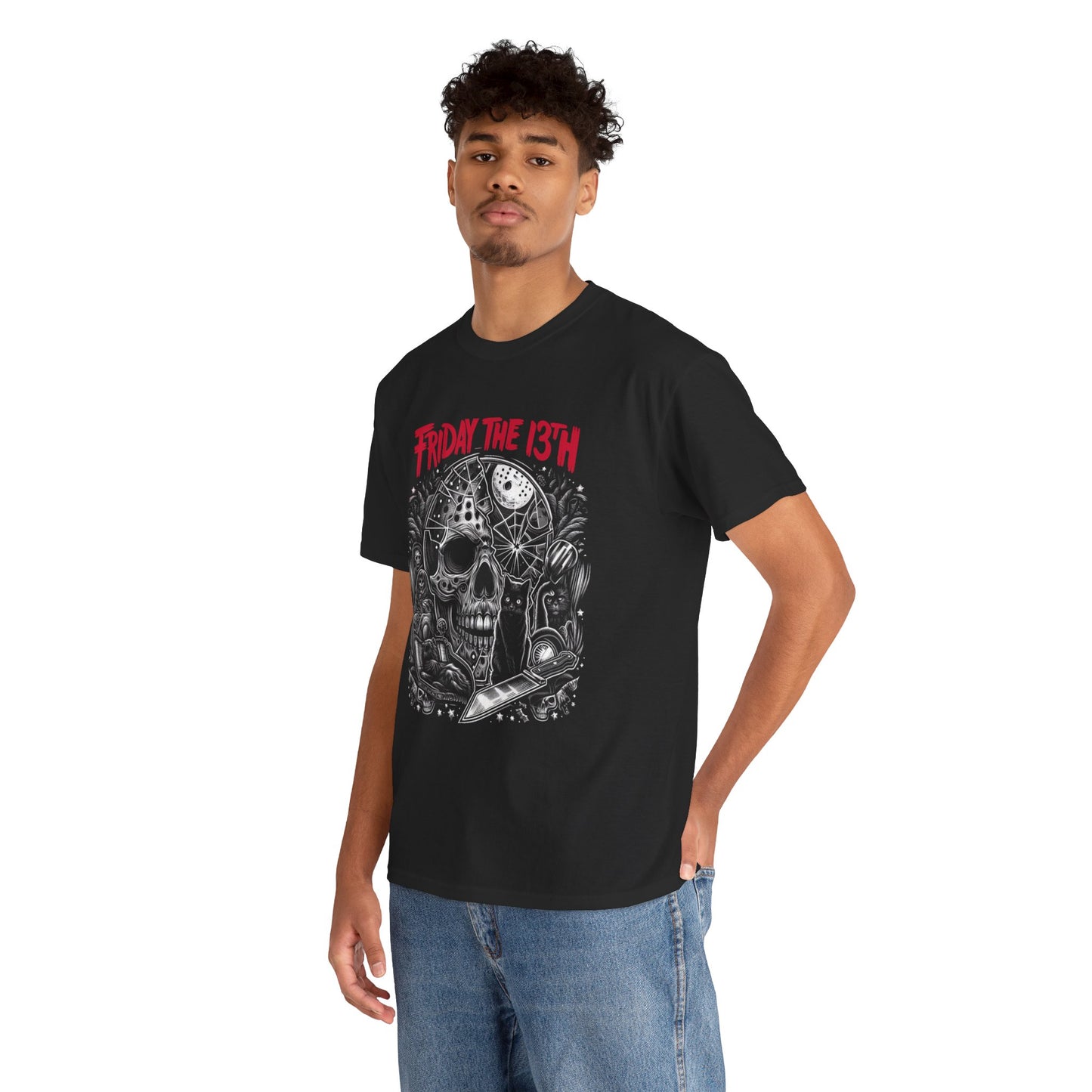 Unleash the Terror: Friday the 13th Tee Unisex Heavy Cotton Tee