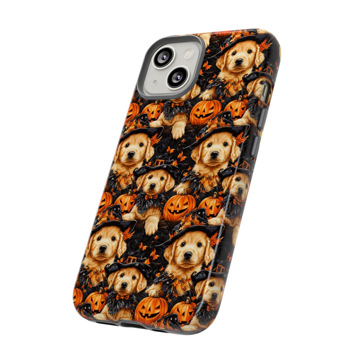 Happy Howl-O-Ween Golden Retriever Tough Case