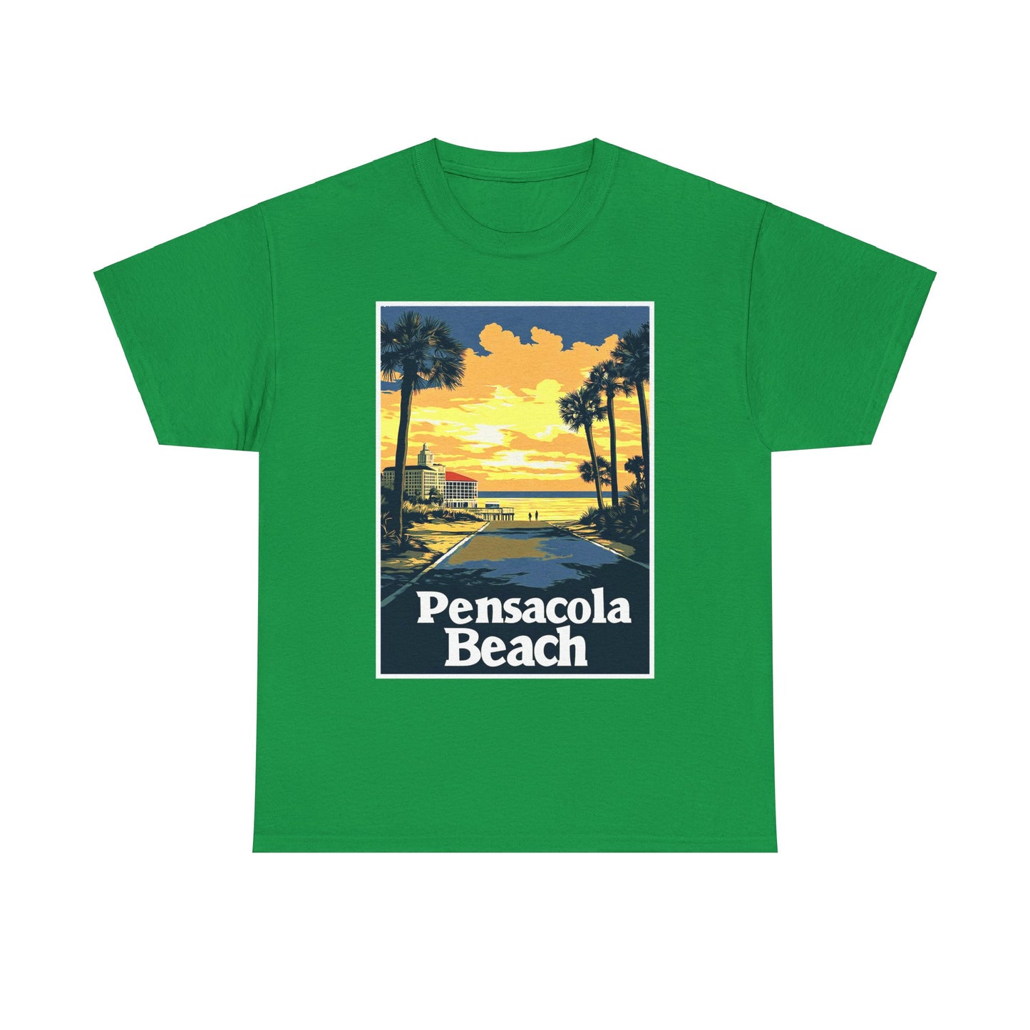Pensacola Beach Unisex Heavy Cotton Tee
