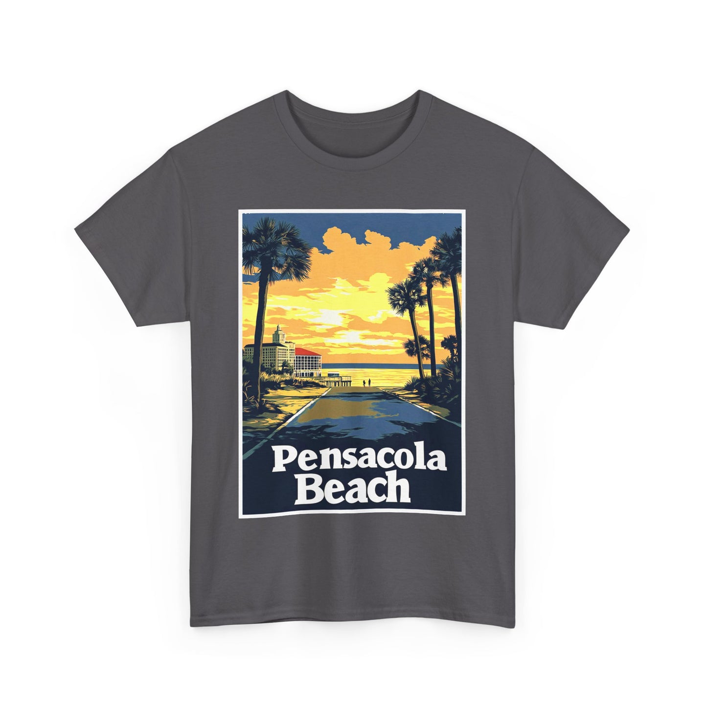 Pensacola Beach Unisex Heavy Cotton Tee