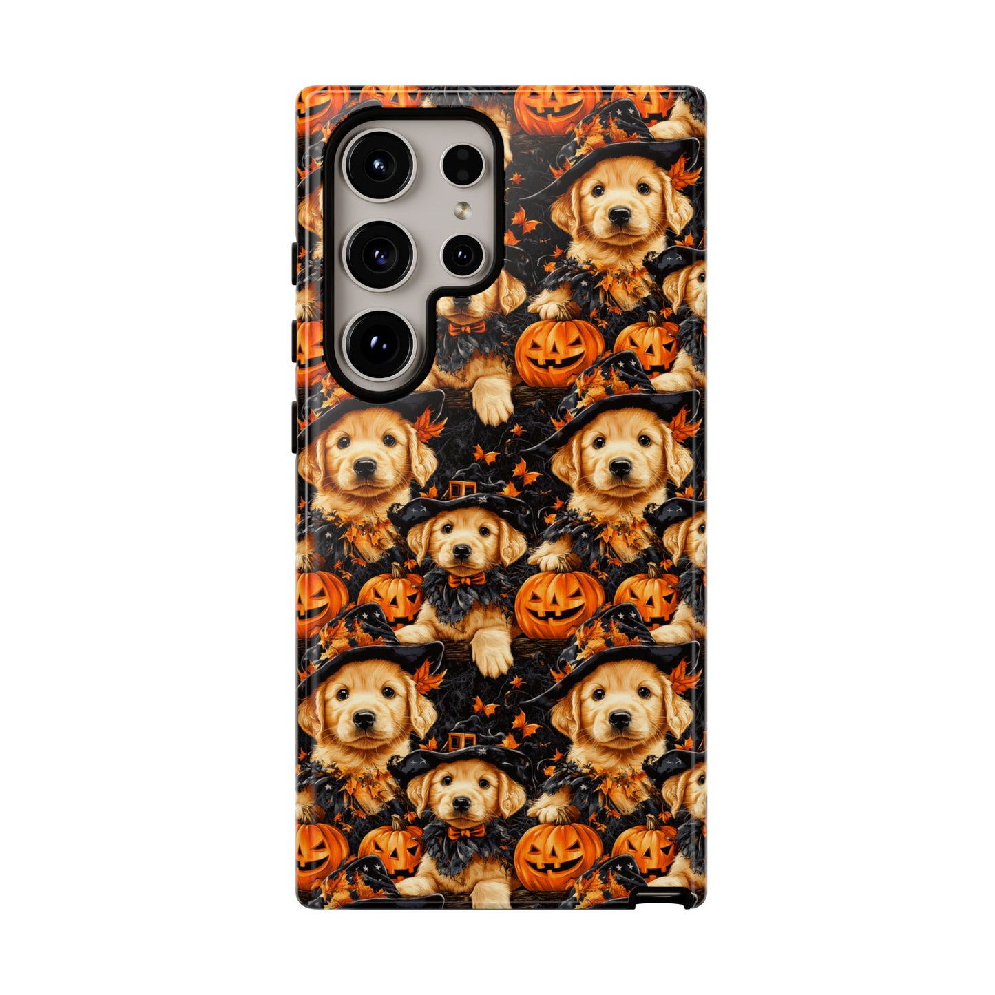 Happy Howl-O-Ween Golden Retriever Tough Case