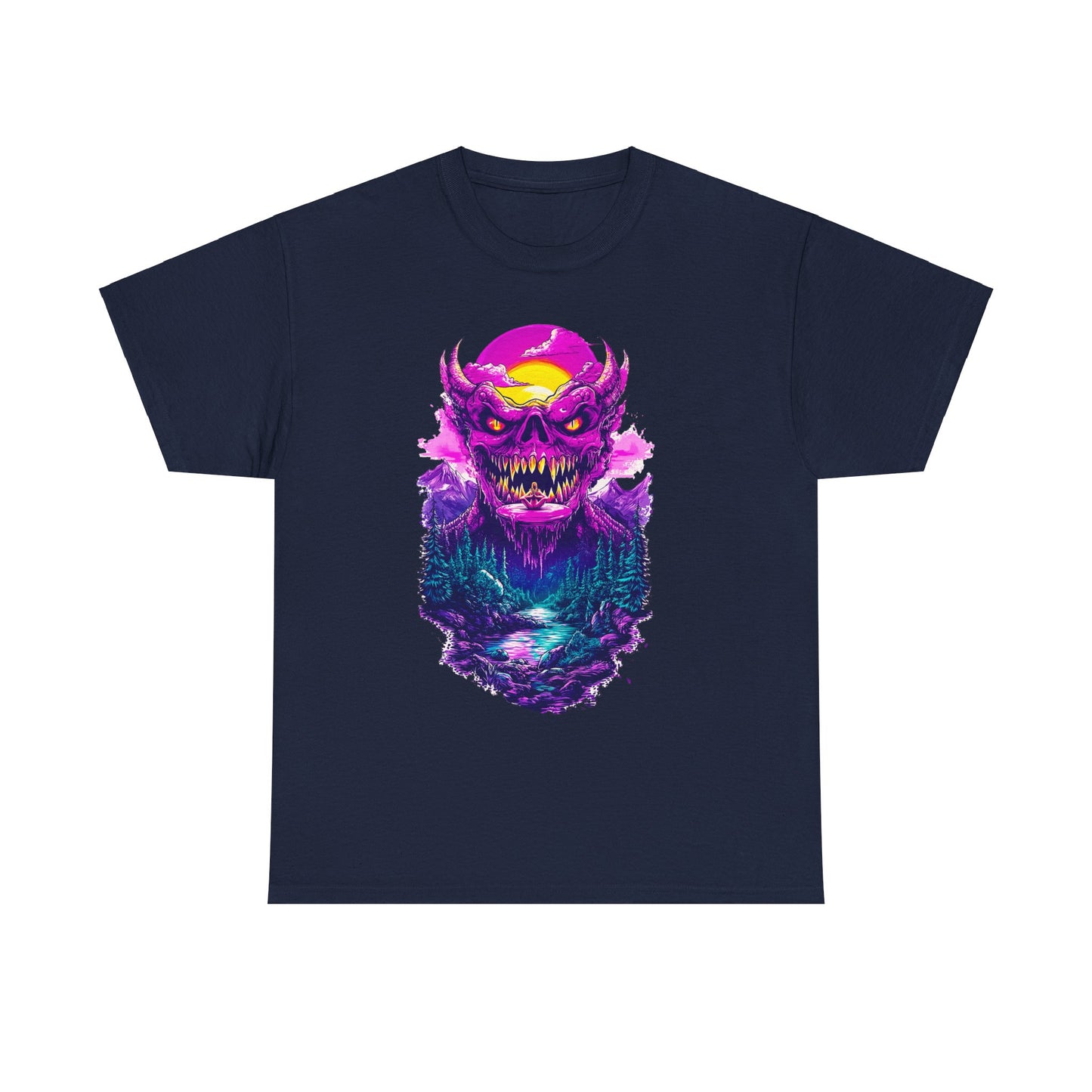 Demon Night Unisex Heavy Cotton Tee