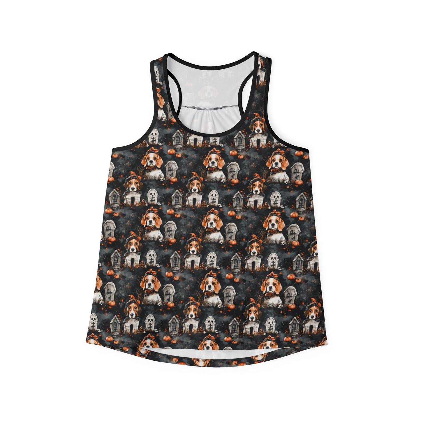 Happy Howl-O-Ween Beagle Women's Tank Top