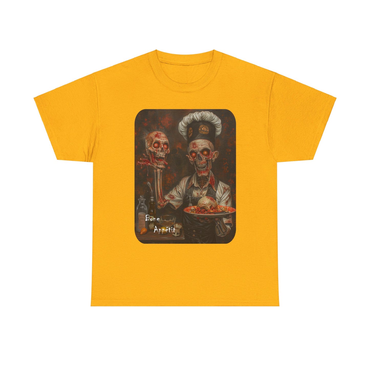 Fitzboyzprintz Bone Appetit Unisex Heavy Cotton Tee