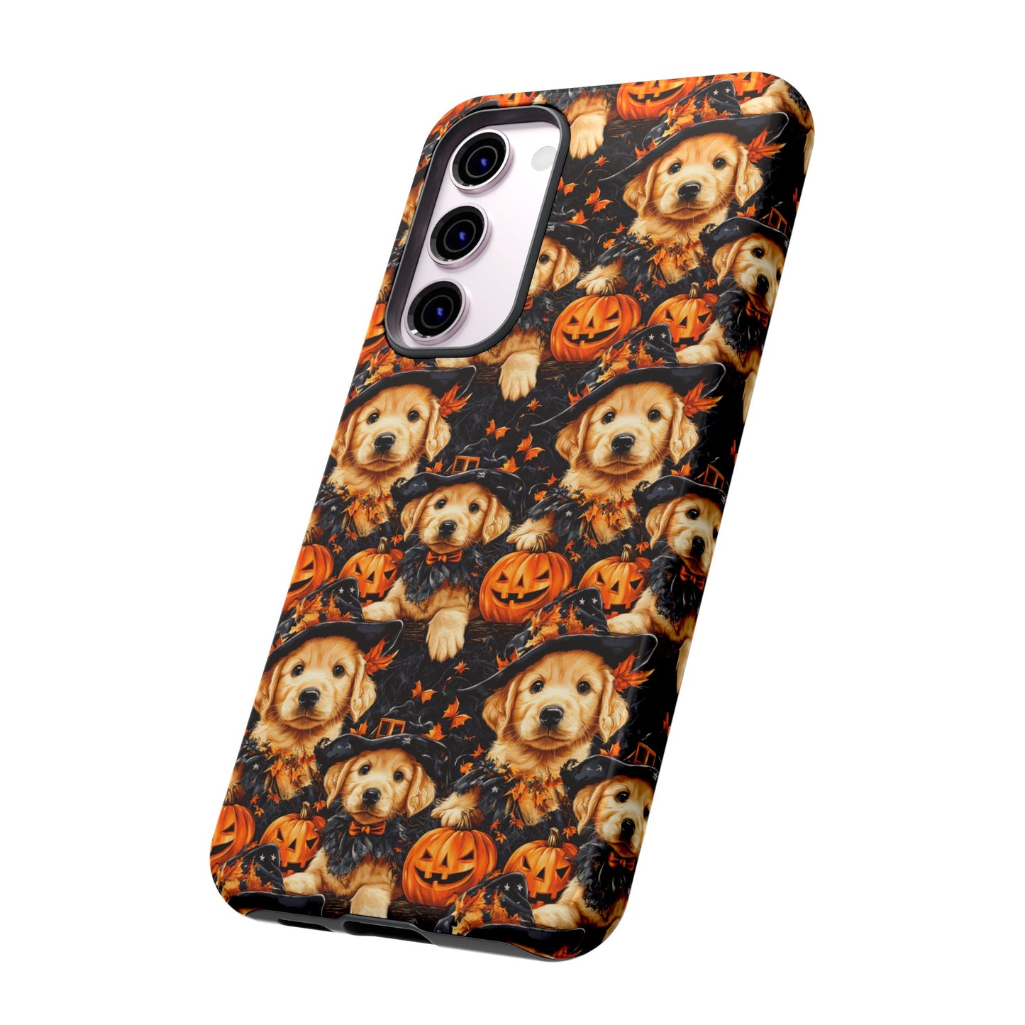 Happy Howl-O-Ween Golden Retriever Tough Case