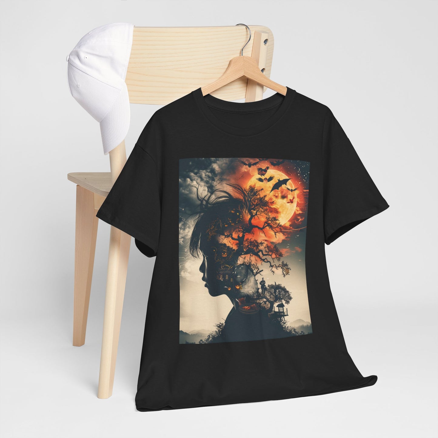 Fitzboyzprintz - Surreal Echoes - Unisex Fashion Heavy Cotton Fabric Tee Shirt