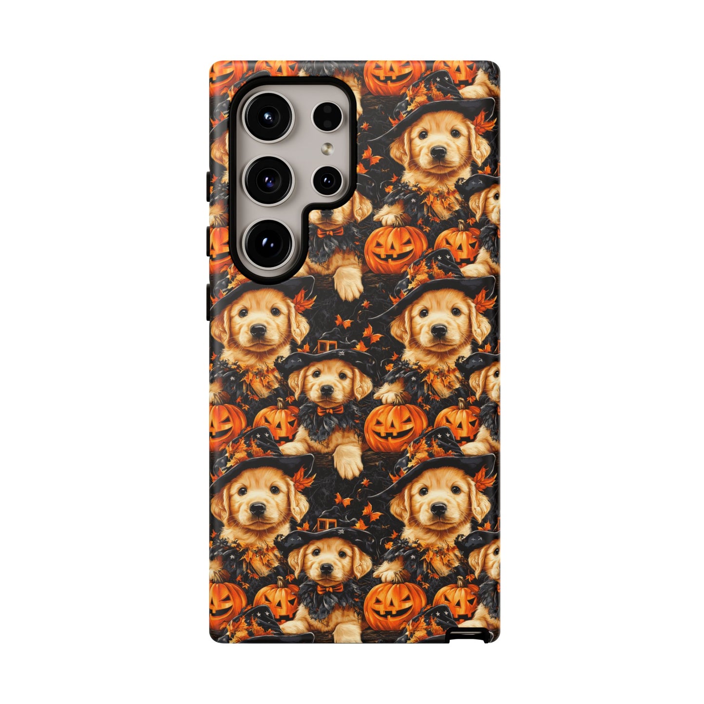 Happy Howl-O-Ween Golden Retriever Tough Case