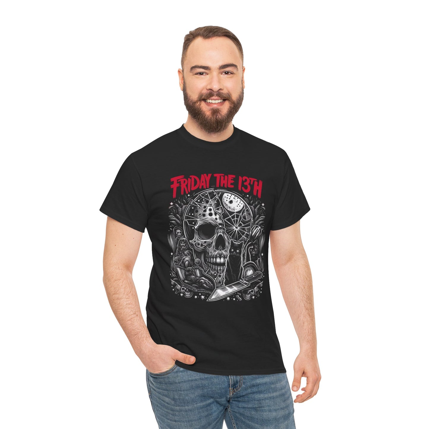 Unleash the Terror: Friday the 13th Tee Unisex Heavy Cotton Tee