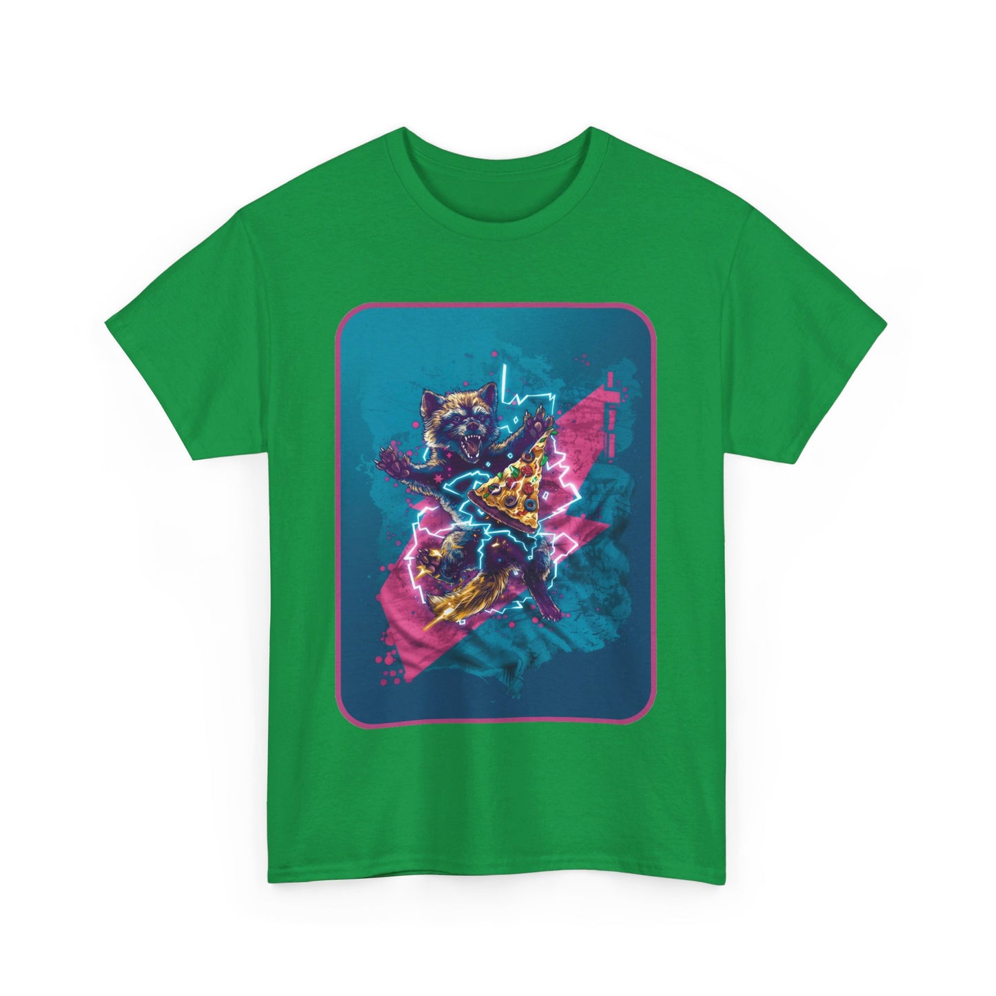 Fitzboyzprintz Werewolf Pizza Party Unisex Heavy Cotton Tee
