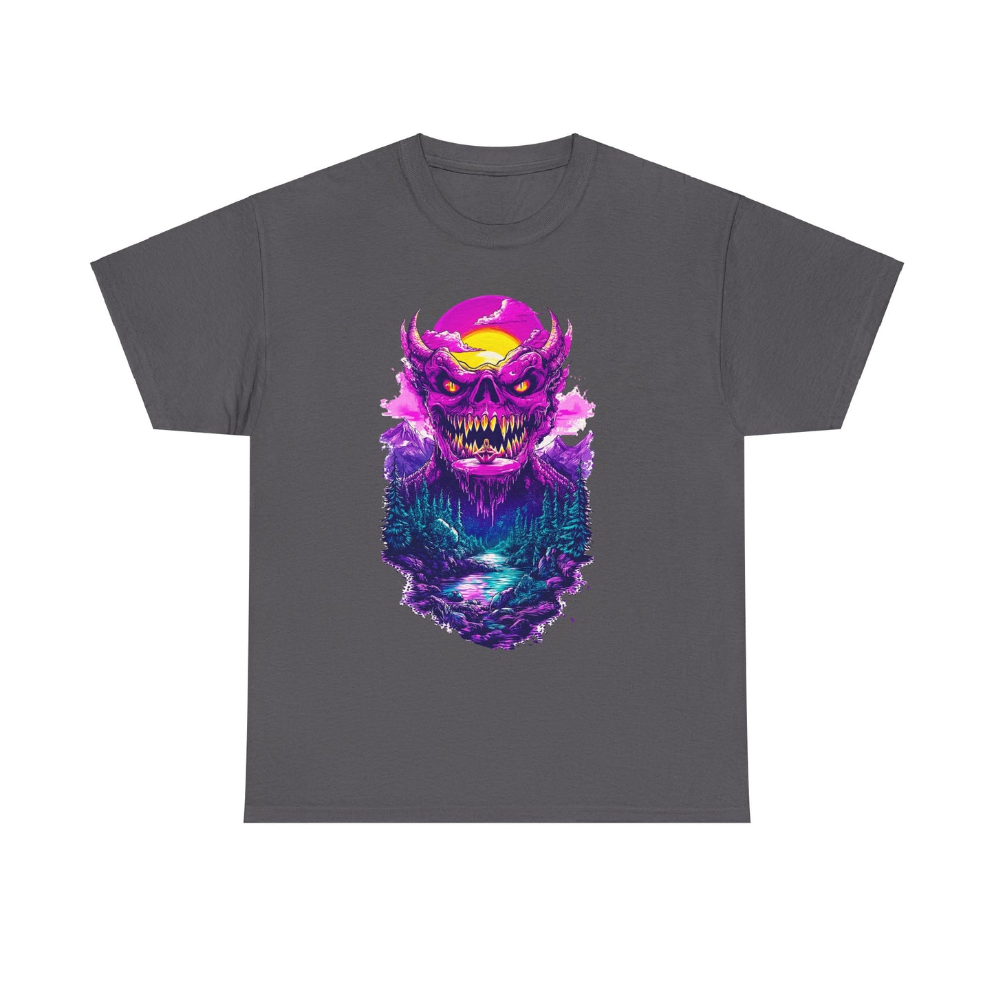 Demon Night Unisex Heavy Cotton Tee