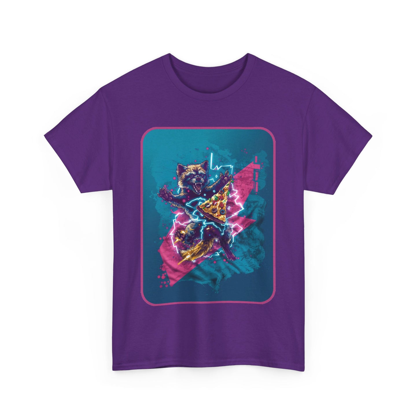 Fitzboyzprintz Werewolf Pizza Party Unisex Heavy Cotton Tee