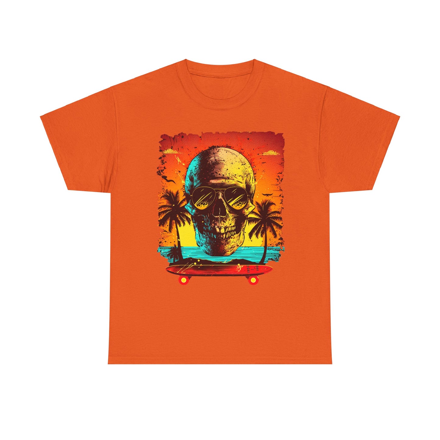 Skull Beach Unisex Heavy Cotton Tee