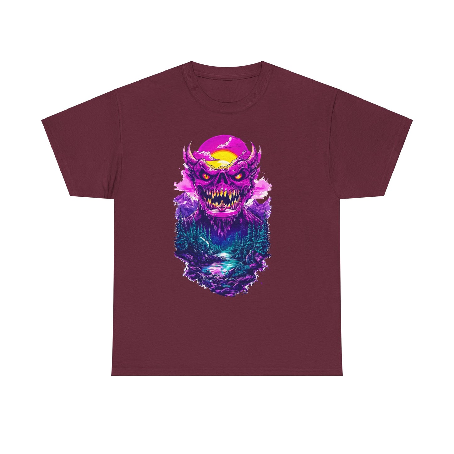 Demon Night Unisex Heavy Cotton Tee
