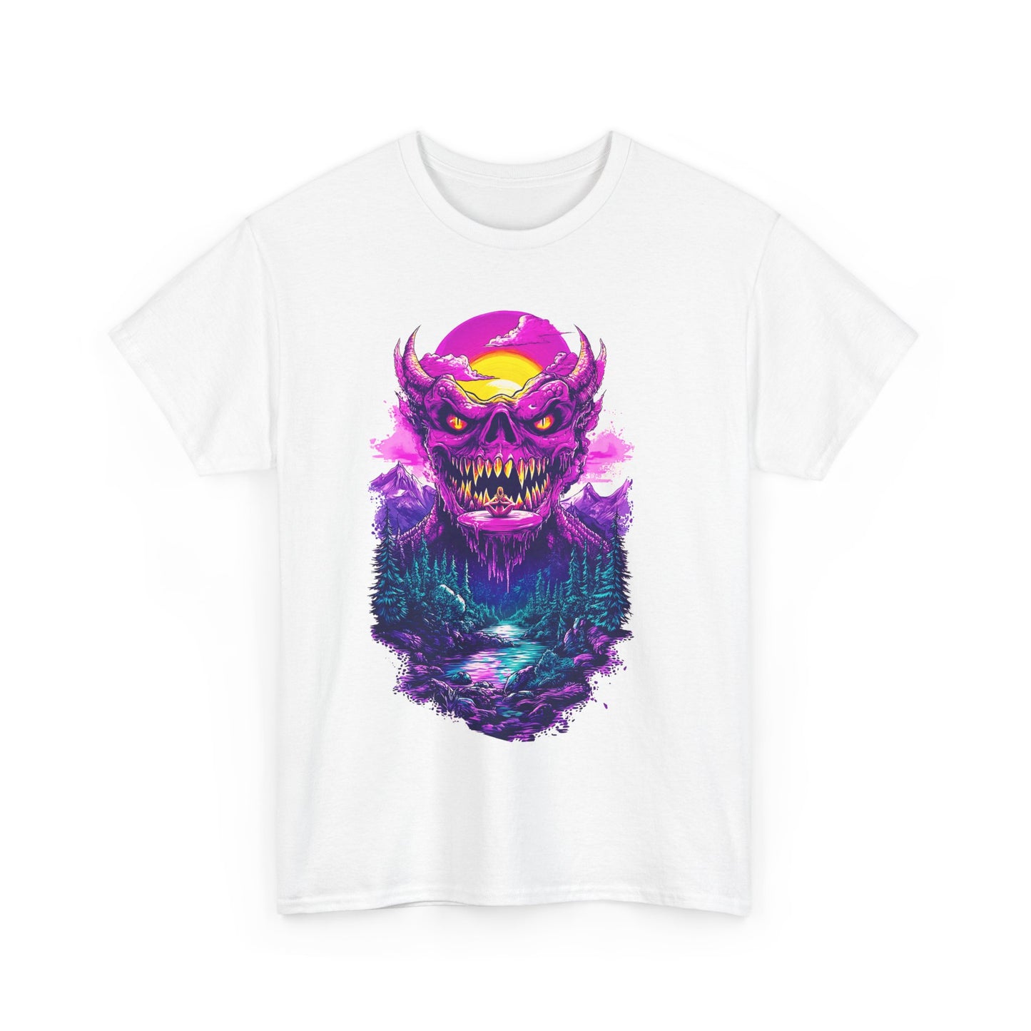 Demon Night Unisex Heavy Cotton Tee