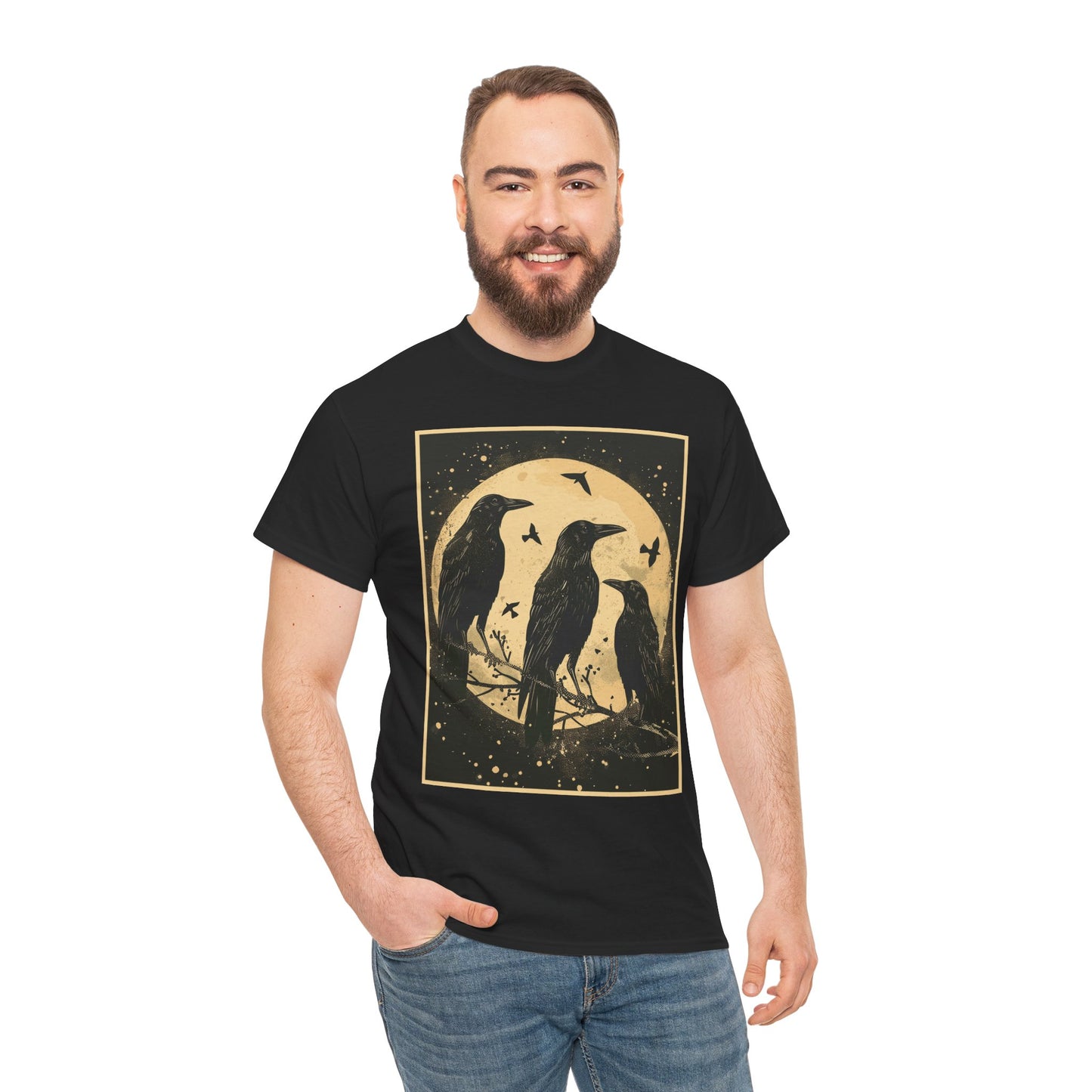 Murder of Crows Unisex Heavy Cotton Tee