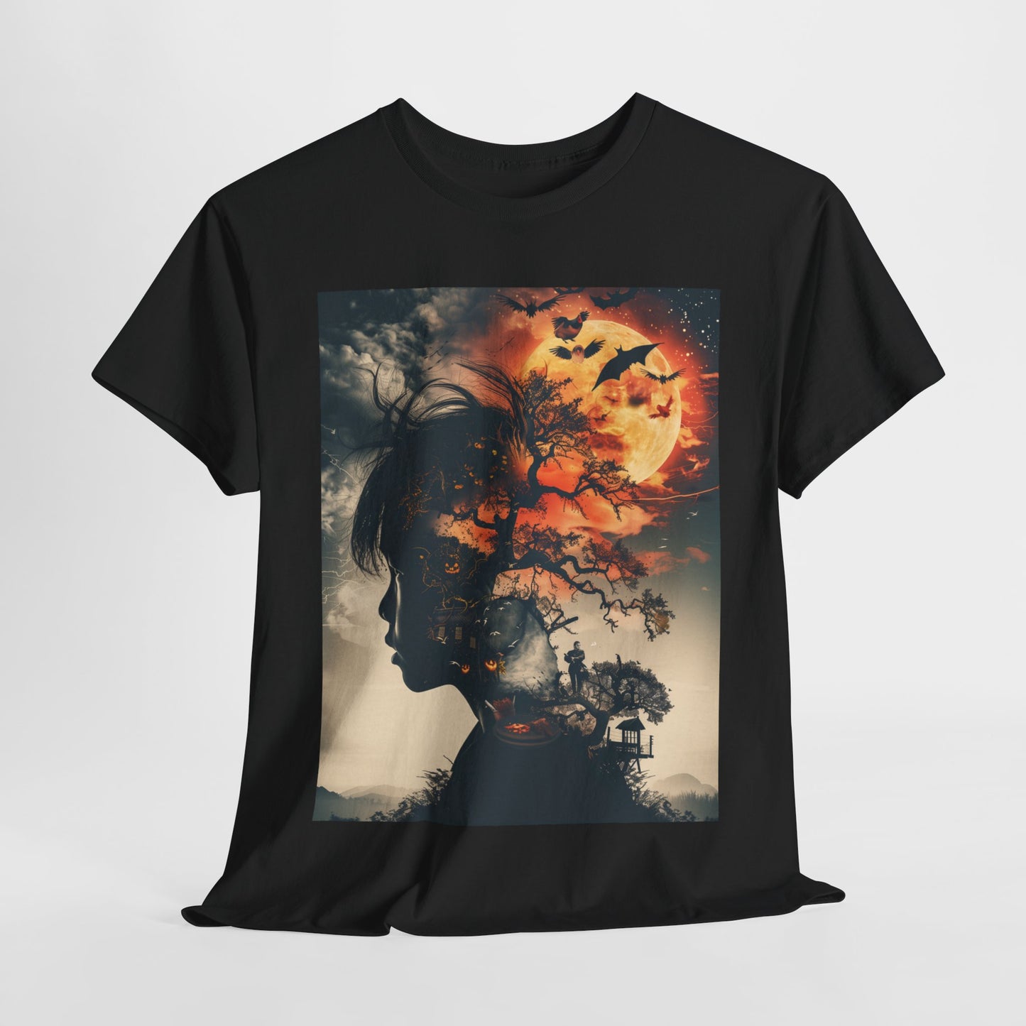 Fitzboyzprintz - Surreal Echoes - Unisex Fashion Heavy Cotton Fabric Tee Shirt