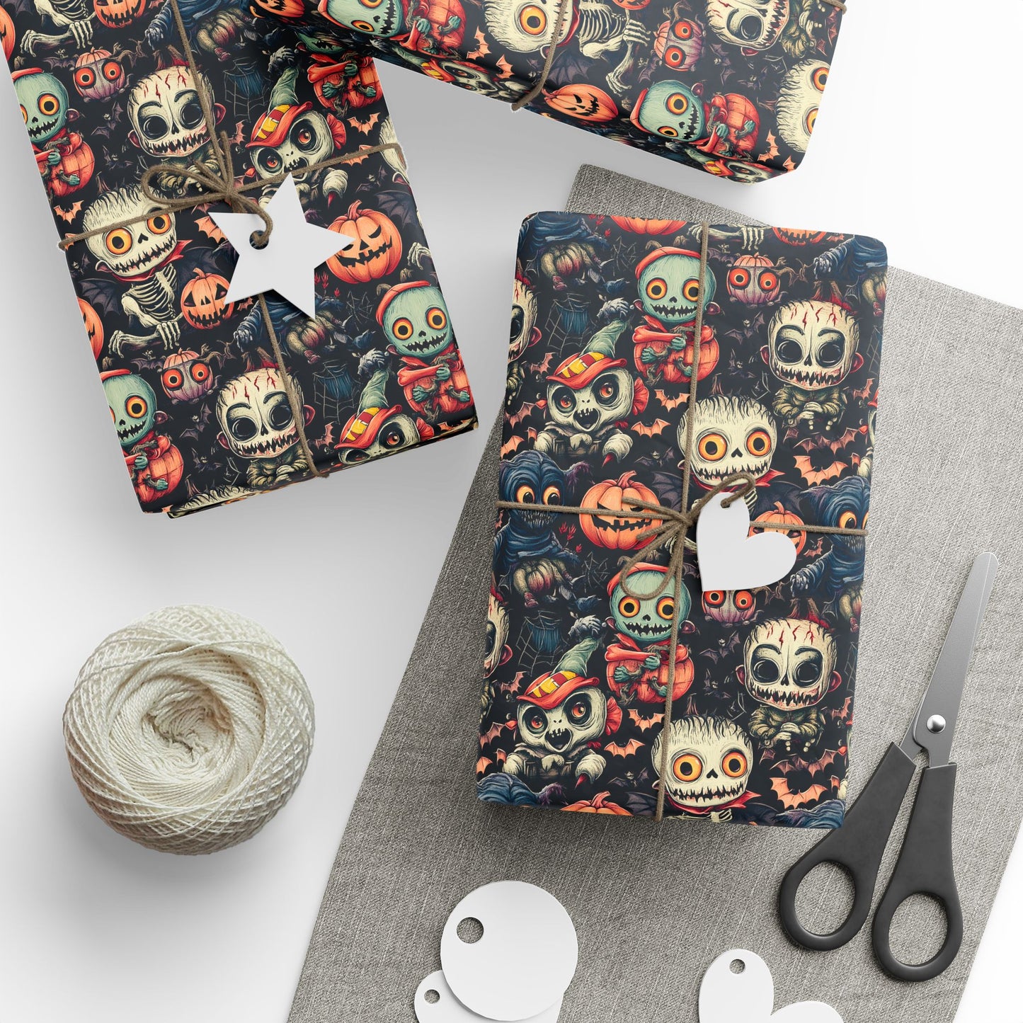 Monster Mash Pattern Wrapping Papers