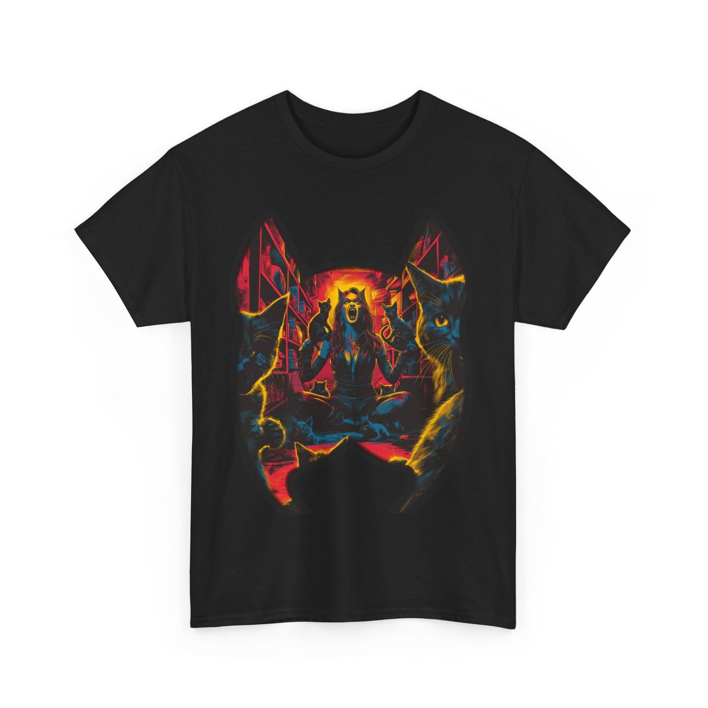 Fitzboyzprintz - Catwoman Unmasked Unisex Heavy Cotton Graphic Tee