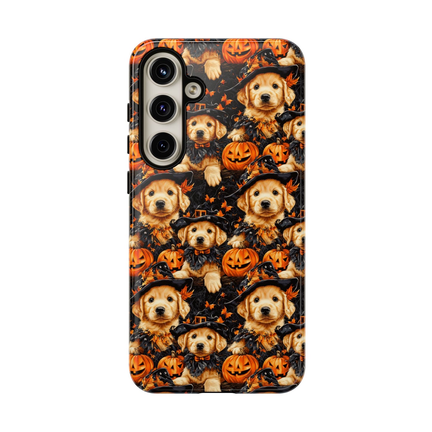 Happy Howl-O-Ween Golden Retriever Tough Case