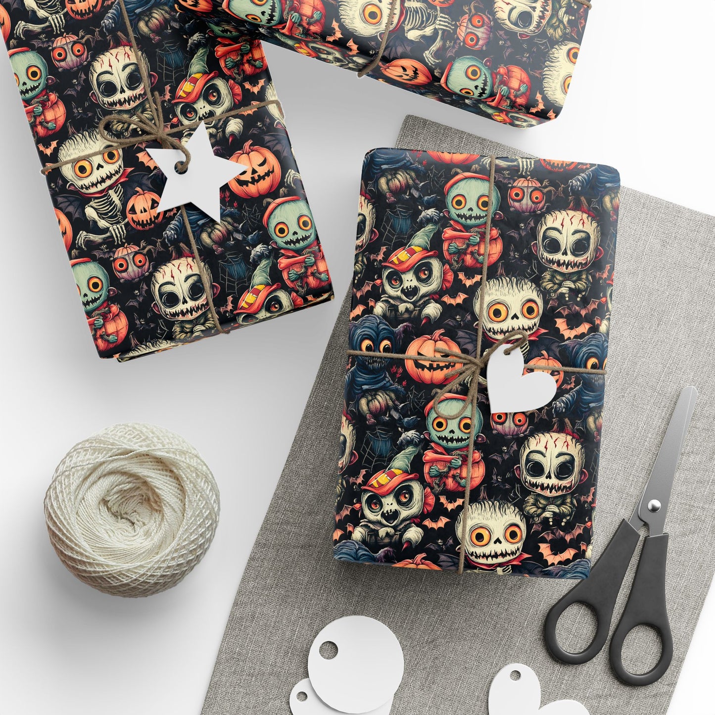 Monster Mash Pattern Wrapping Papers