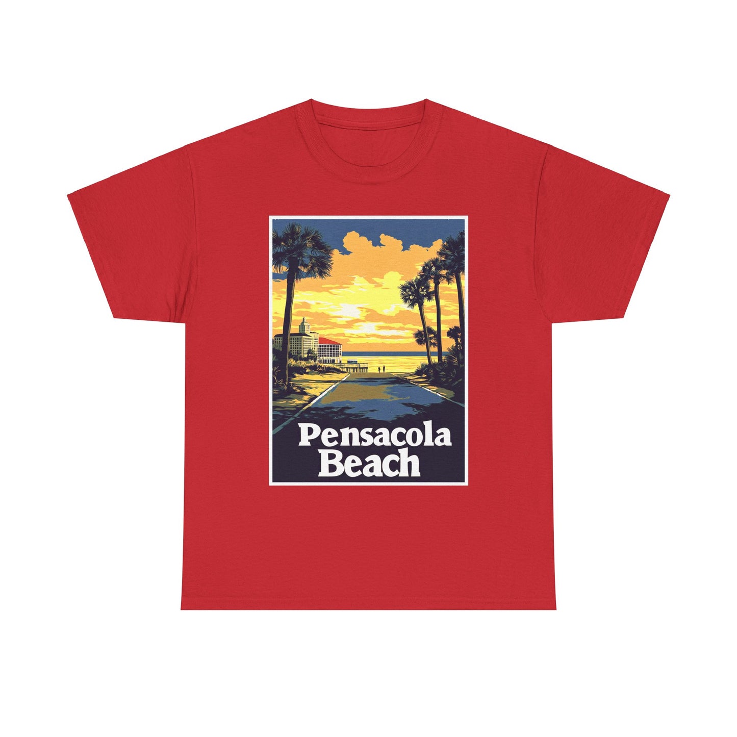 Pensacola Beach Unisex Heavy Cotton Tee