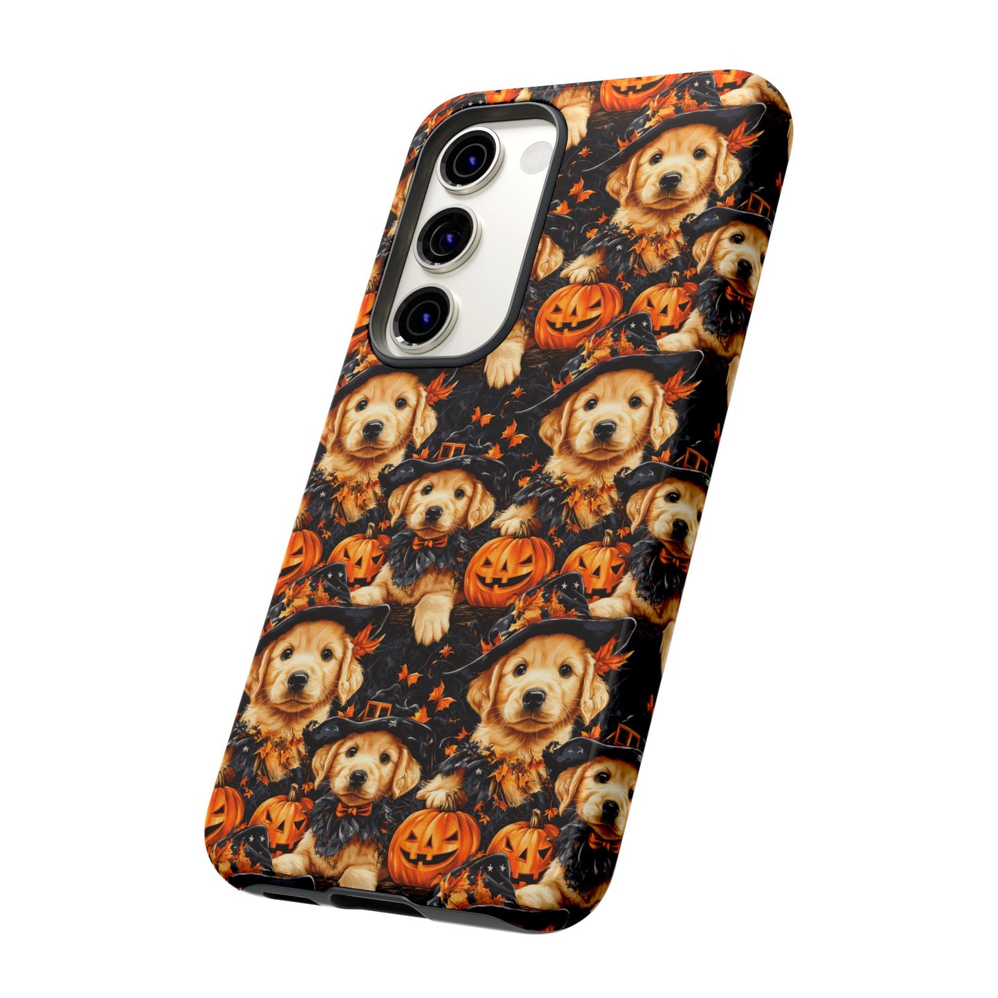 Happy Howl-O-Ween Golden Retriever Tough Case