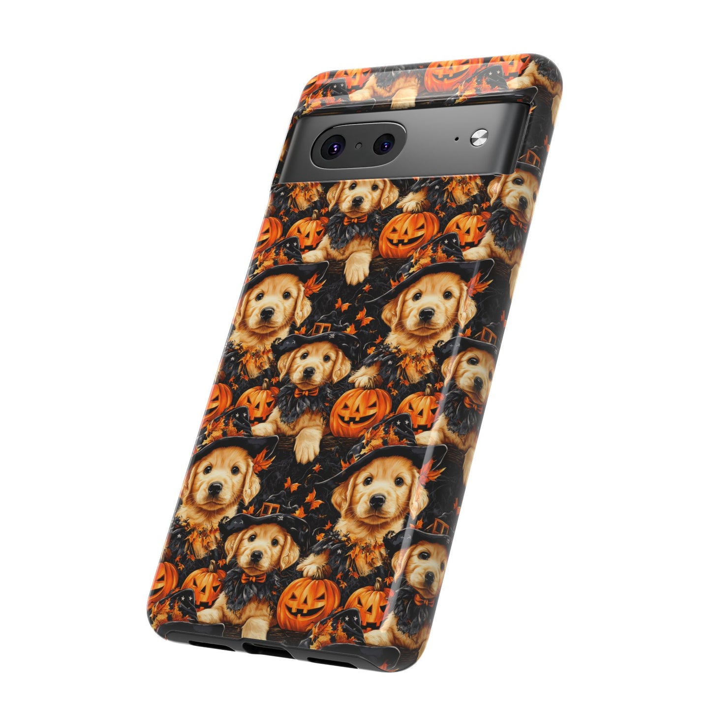 Happy Howl-O-Ween Golden Retriever Tough Case