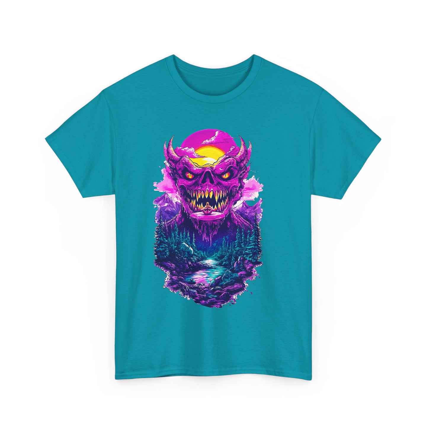 Demon Night Unisex Heavy Cotton Tee