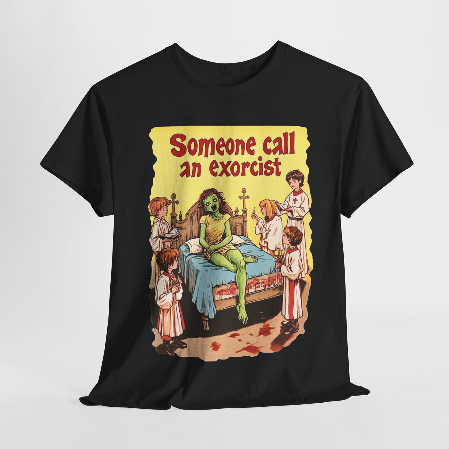Someone Call An Exorcist Unisex Heavy Cotton Tee