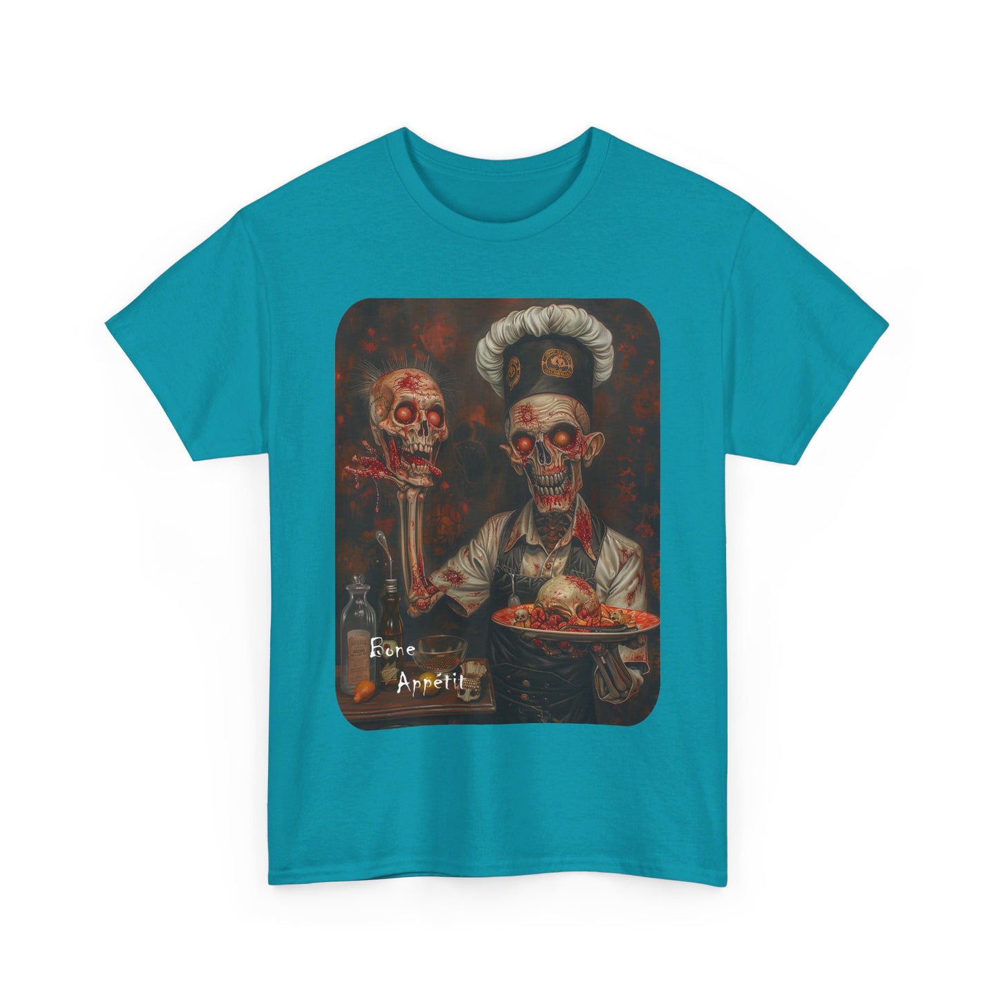 Fitzboyzprintz Bone Appetit Unisex Heavy Cotton Tee