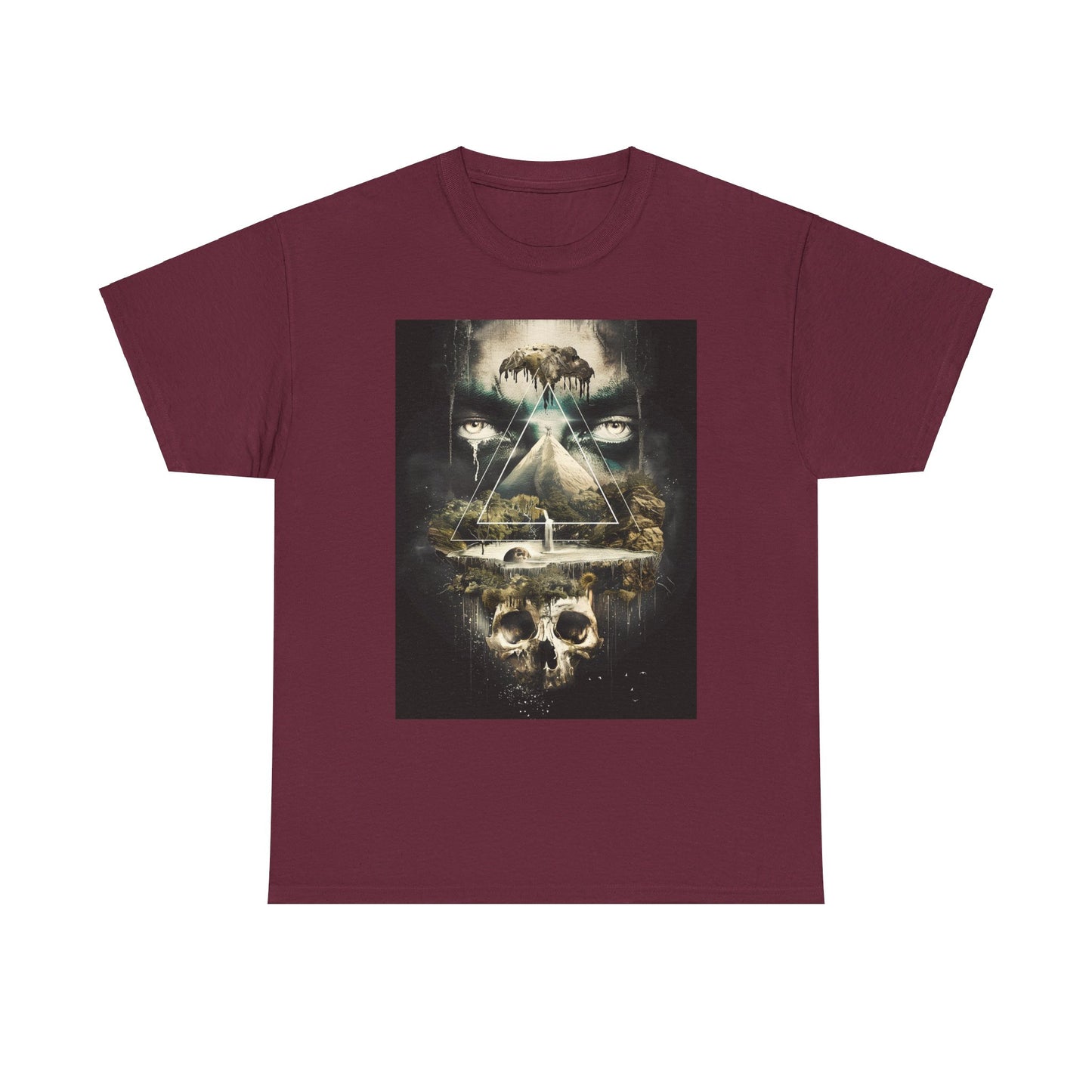 Fitzboyzprintz Eye Of The Illuminati Unisex Fashion Heavy Cotton Fabric Tee Shirt