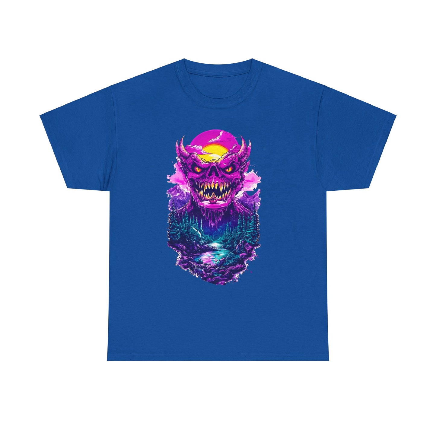 Demon Night Unisex Heavy Cotton Tee