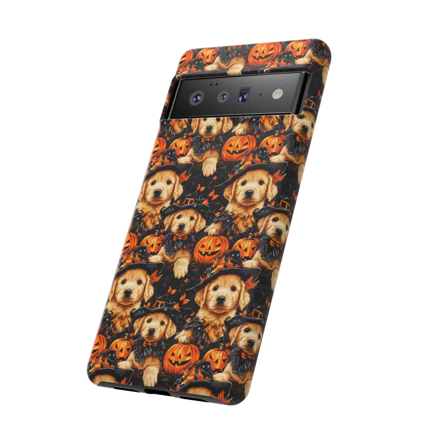 Happy Howl-O-Ween Golden Retriever Tough Case