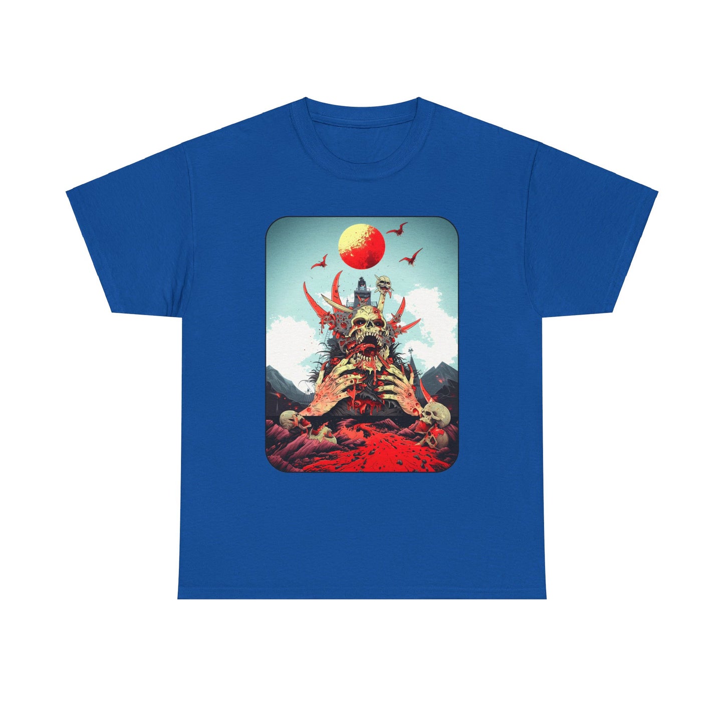Fitzboyzprintz Baptized In Blood Unisex Fashion Heavy Cotton Fabric Graphic Tee Shirt