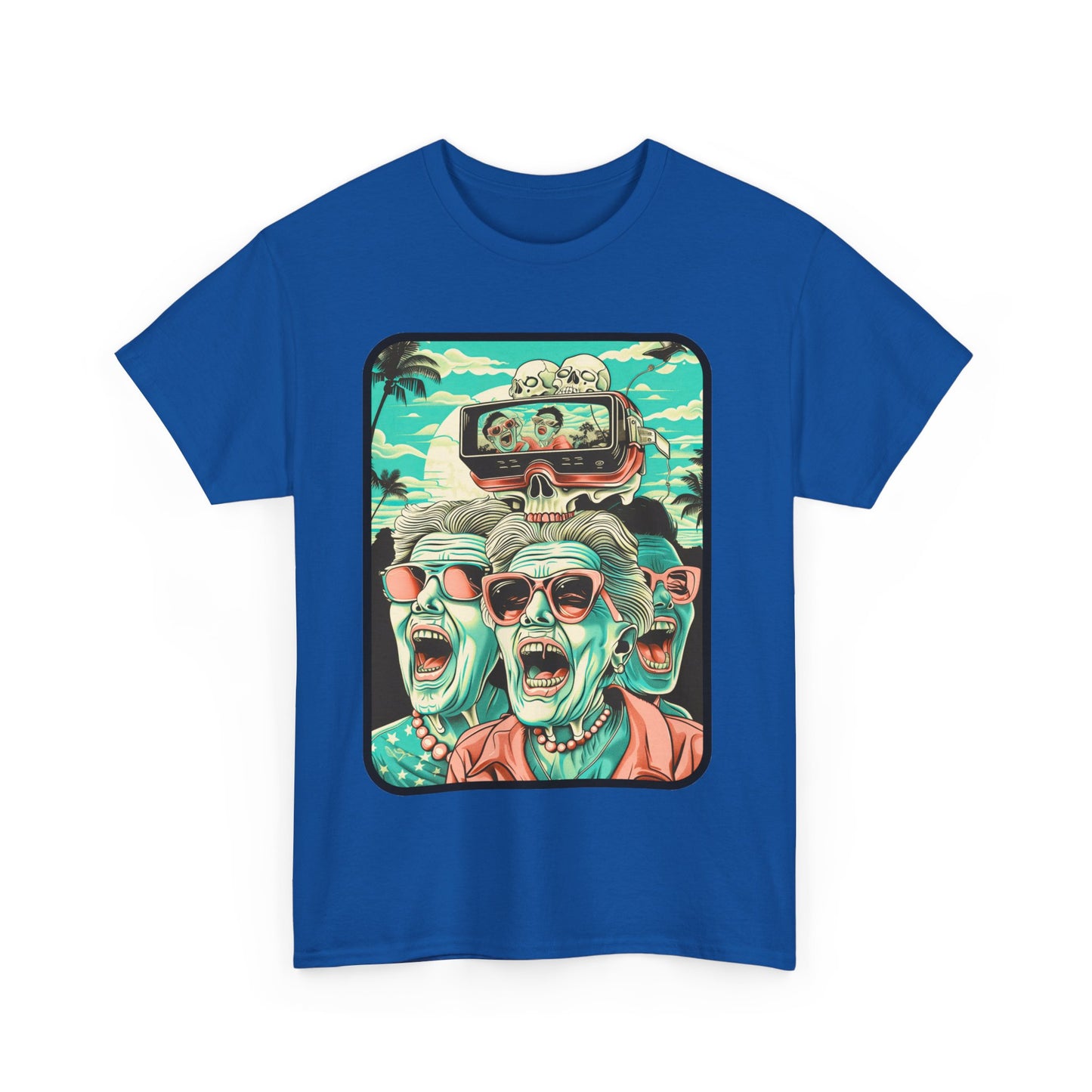 Fitzboyzprintz Granny Scream Squad Unisex Fashion Heavy Cotton Fabric Tee